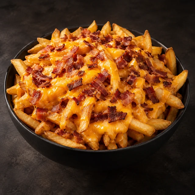 Frites cheddar bacon — grand
